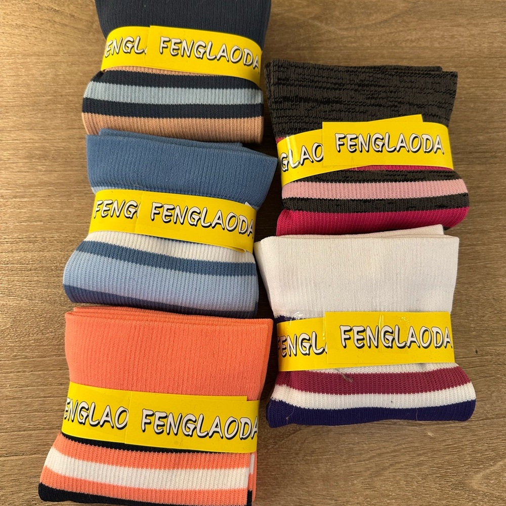 Colorful compression socks